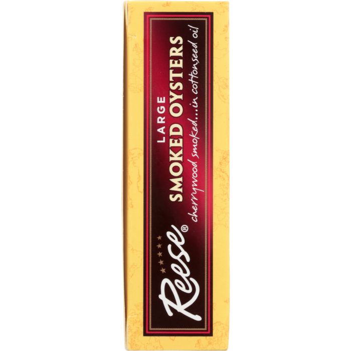 REESE: Colossal Smoked Oysters, 3.7 oz