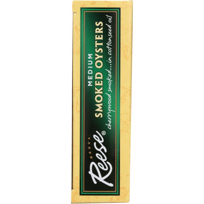 REESE: Smoked Oyster Medium, 3.7 Oz