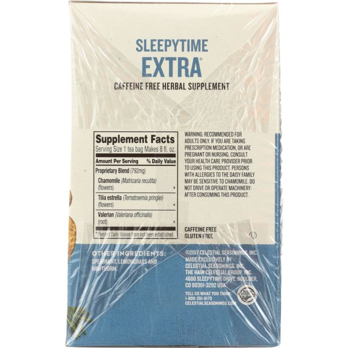 CELESTIAL SEASONINGS: Wellness Sleepytime Extra Tea, 40 bg