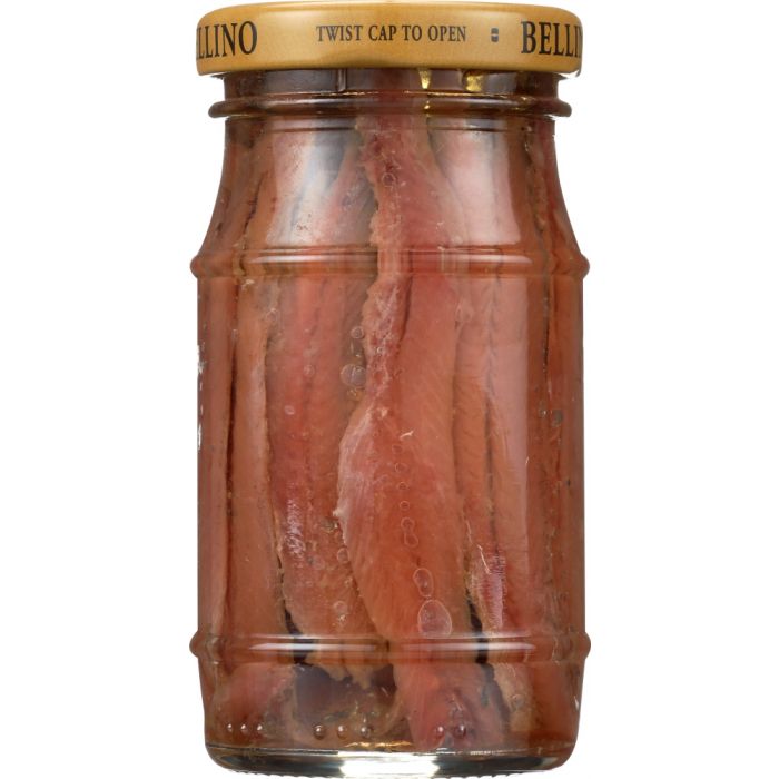 BELLINO: Fillet of Anchovies in Olive Oil & Salt, 4.25 oz