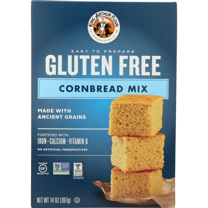 KING ARTHUR: Gluten-Free Cornbread Mix, 14 oz