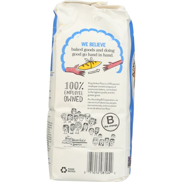 KING ARTHUR: 100% Organic Bread Flour, 5 lb