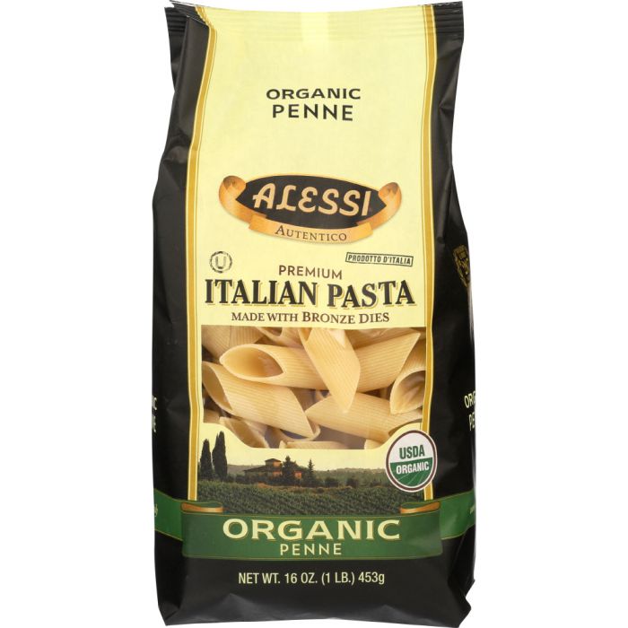 ALESSI: Penne Italian Pasta Organic, 16 oz