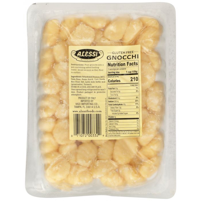 ALESSI: Gnocchi Gluten Free, 12 oz