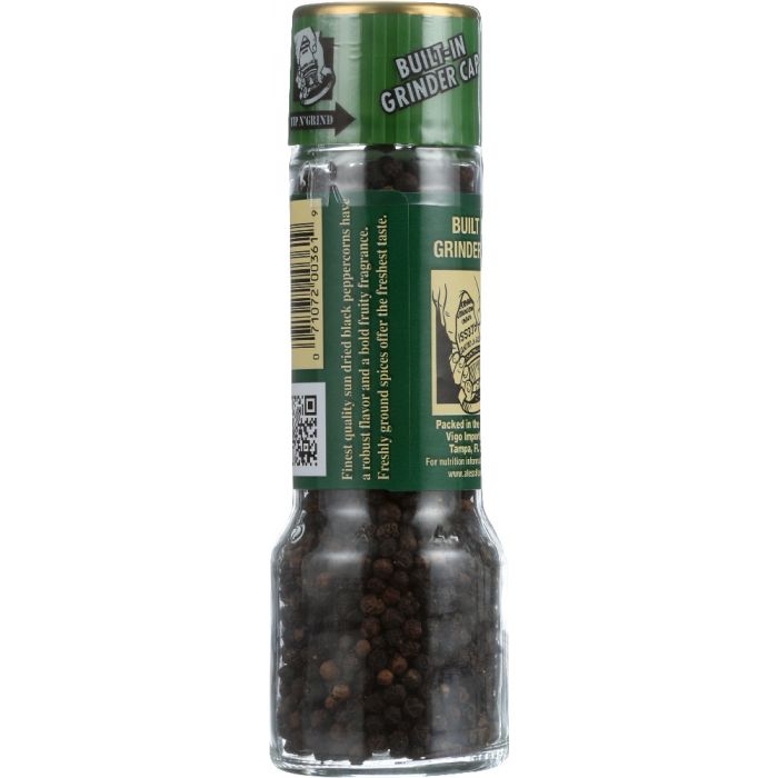 ALESSI: Whole Black Peppercorns, 2.64 oz