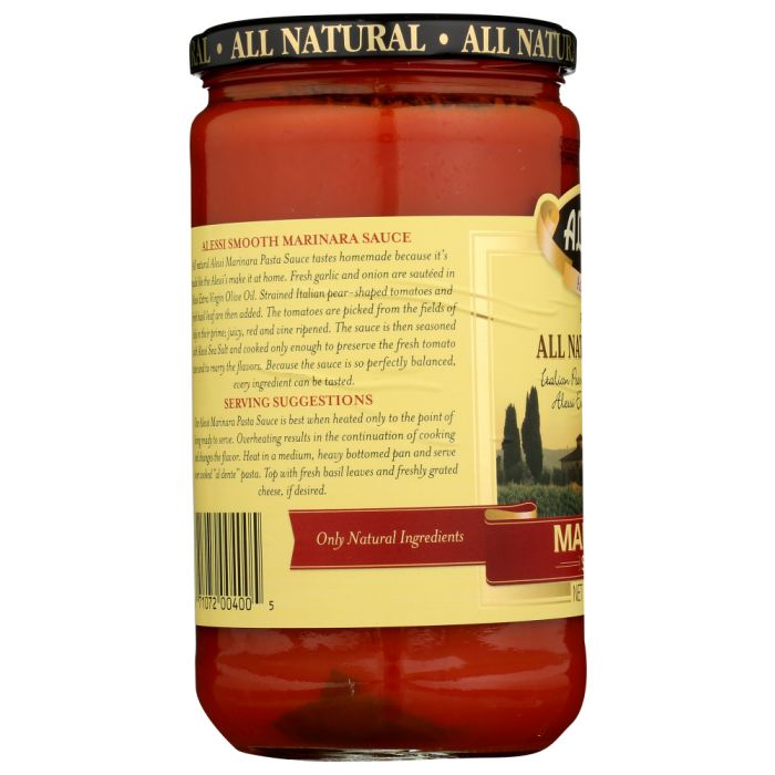 ALESSI: Marinara Pasta Sauce Smooth Style, 24 oz