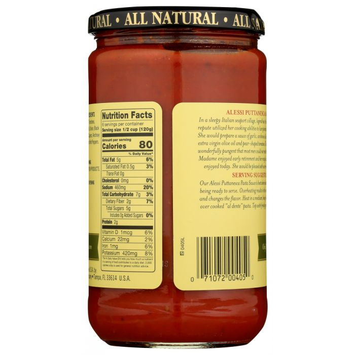 ALESSI: Puttanesca Sauce, 24 oz