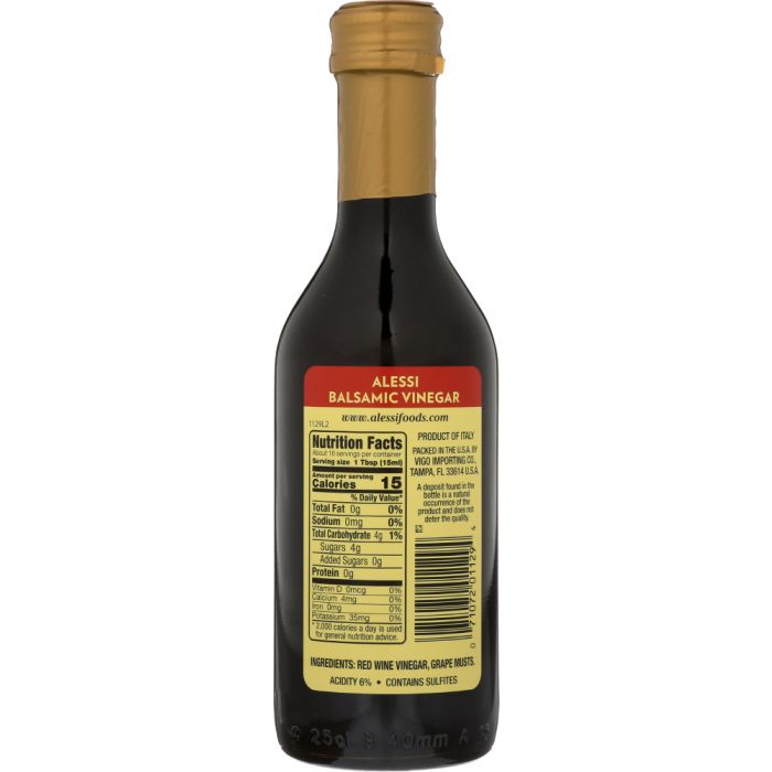 ALESSI: Balsamic Vinegar Red, 8.5 oz