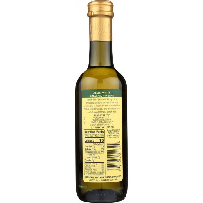 ALESSI: Balsamic White Vinegar, 12.75 oz