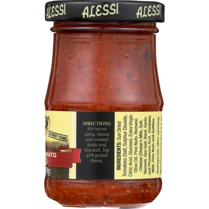 ALESSI: Sun Dried Tomato Pesto, 3.5 oz