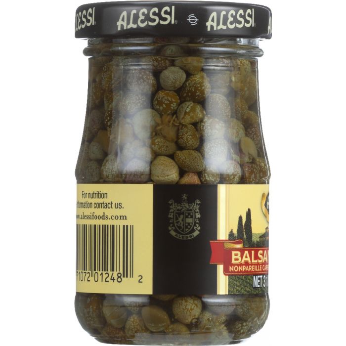 ALESSI: Nonpareille Capers in White Balsamic Vinegar, 3.5 Oz