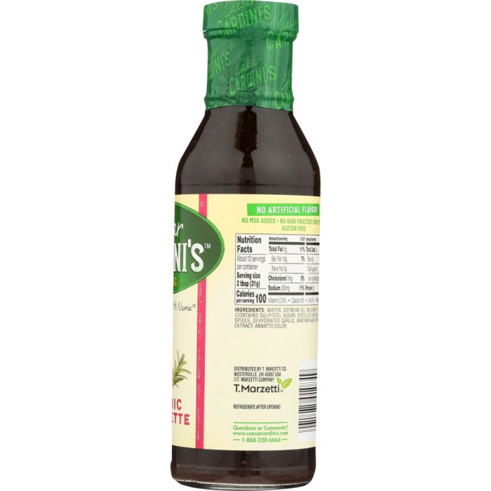 CARDINI'S: Balsamic Vinaigrette Dressing, 12 oz