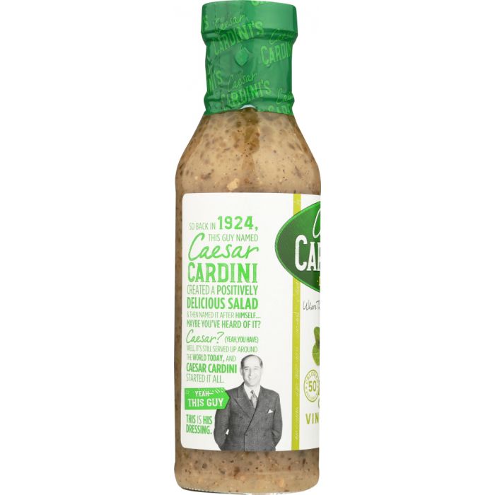 CARDINI'S: Light Greek Vinaigrette Dressing, 12 oz