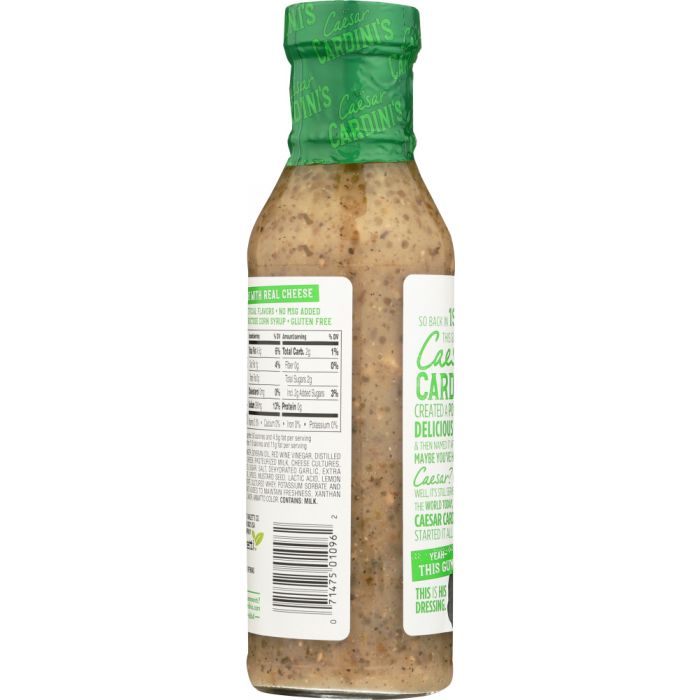 CARDINI'S: Light Greek Vinaigrette Dressing, 12 oz