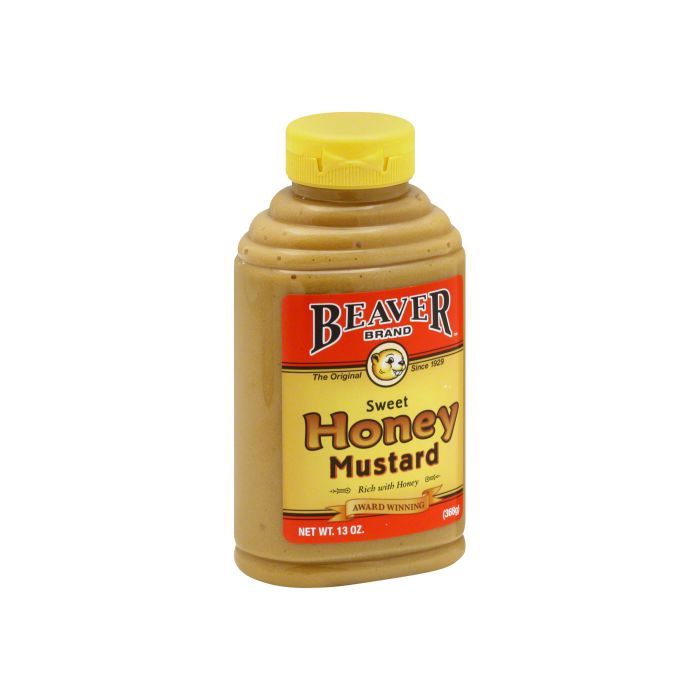 BEAVER: Honey Mustard Squeeze Bottle, 13 oz