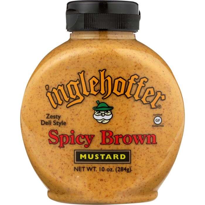 INGLEHOFFER: Mustard Spicy Brown, 10 oz