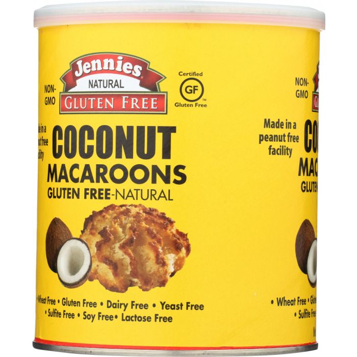 JENNIE'S: Gluten Free Coconut Macaroons, 8 oz