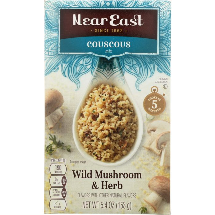 NEAR EAST: Couscous Mix Wild Mushrooms and Herb, 5.4 oz