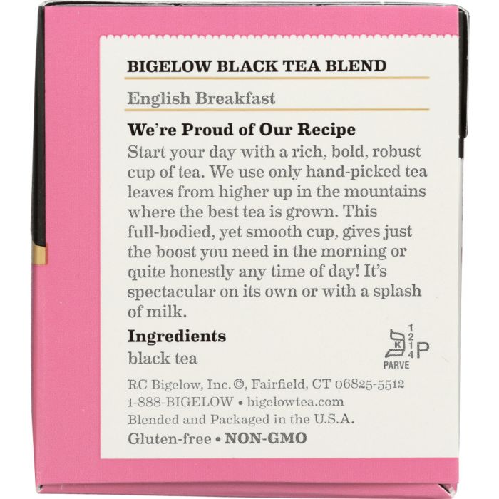 BIGELOW: English Breakfast Black Tea 20 Bags, 1.5 oz