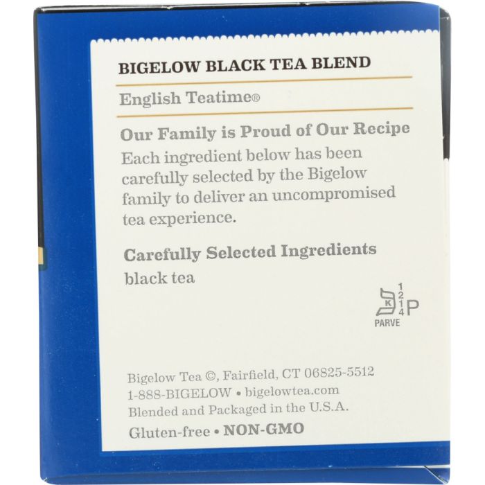 BIGELOW: English Teatime Black Tea 20 Bags, 1.5 oz