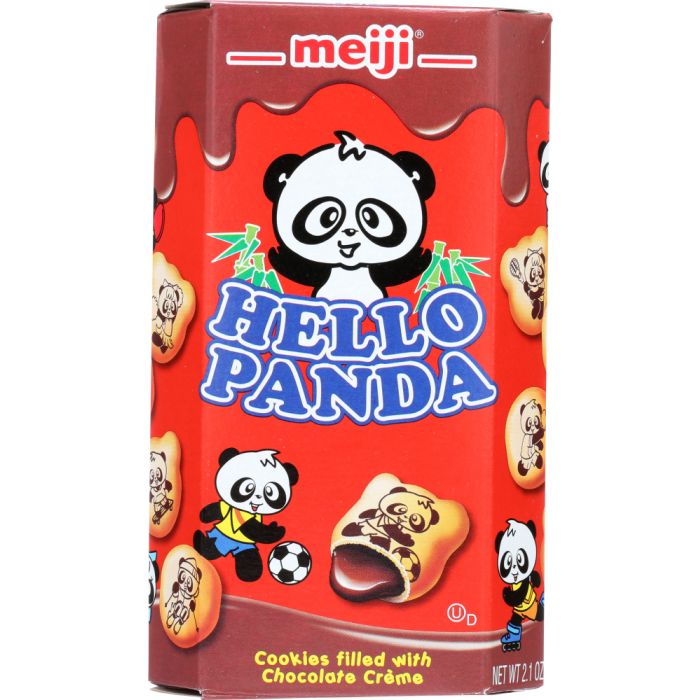 MEIJI: Cookies Filled with Chocolate Hello Panda, 2 oz