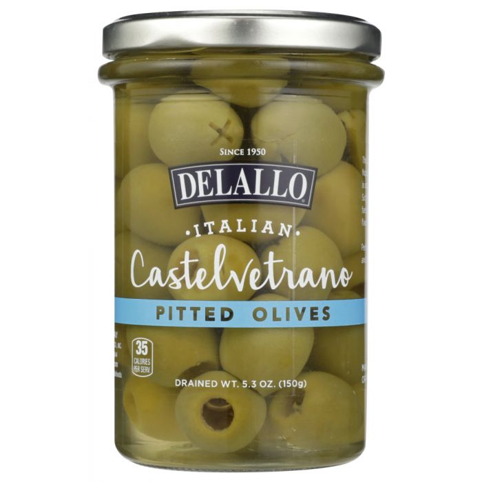 DELALLO: Olives Pitted Castelvetrano, 5.3 oz