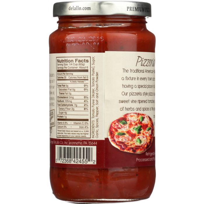 DELALLO: Italian Pizza Sauce, 14 oz