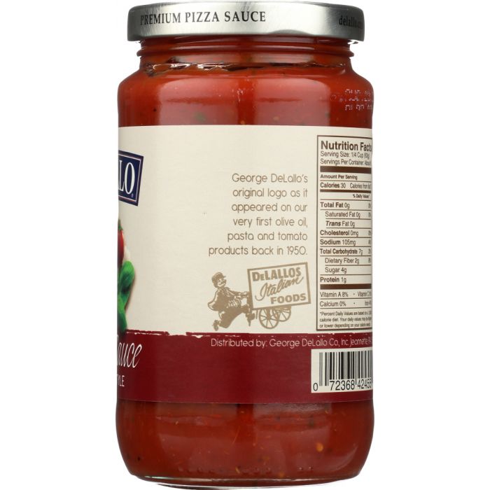 DELALLO: Italian Pizza Sauce, 14 oz