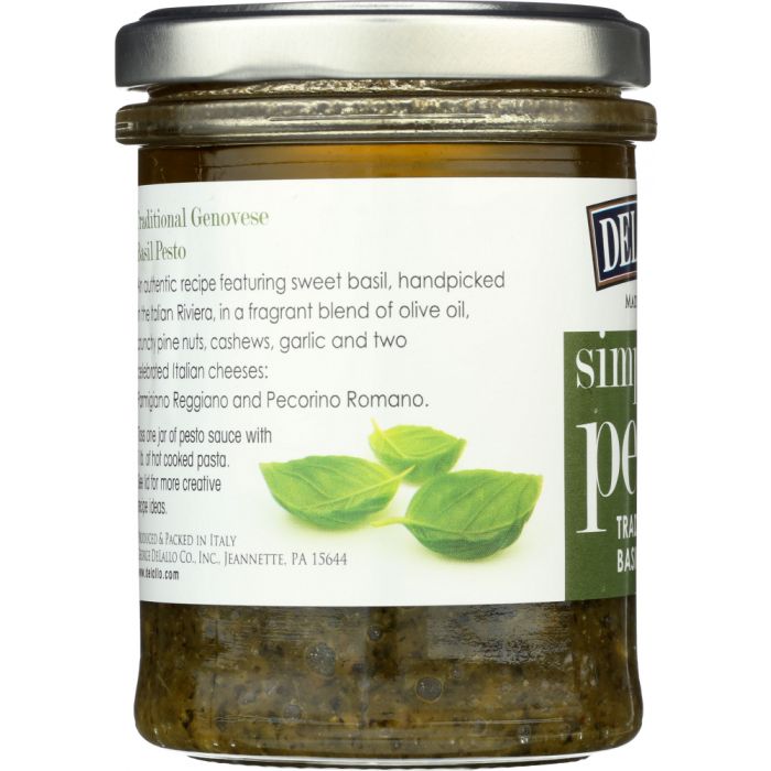 DELALLO: Pesto Sauce In Olive Oil, 6.5 oz