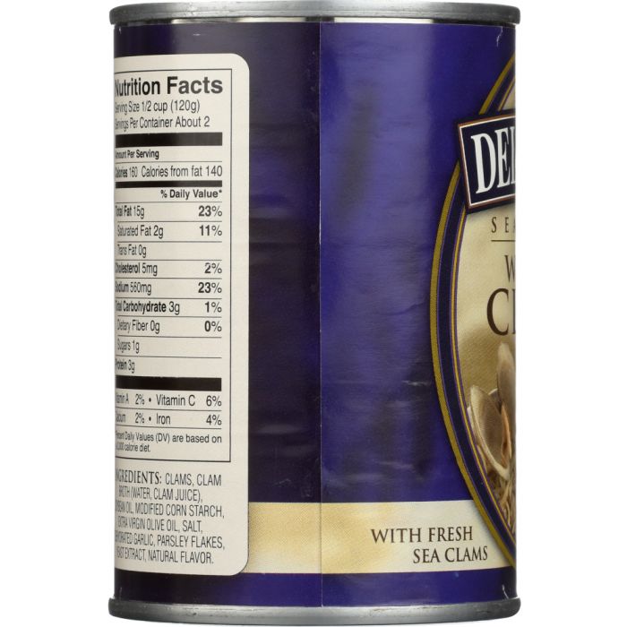 DELALLO: Clam Sauce White, 10.5 oz