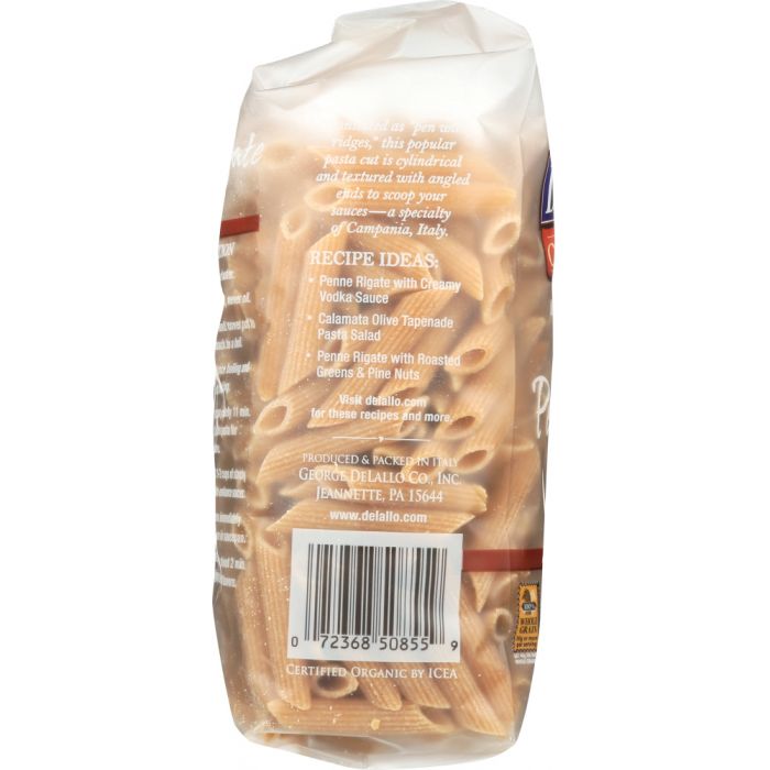 DELALLO: Organic Penne Rigate Pasta No.36, 16 oz