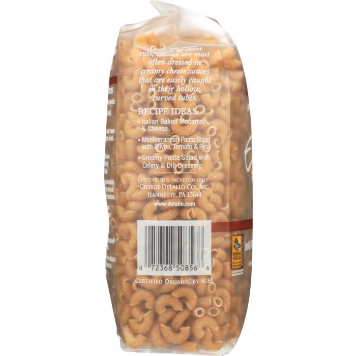 DELALLO: Organic Elbows Pasta No. 52, 16 oz