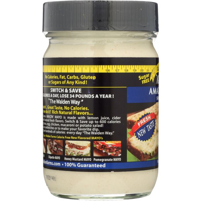 WALDEN FARMS: Calorie Free Amazin’ Mayo Sweet & Tangy, 12 oz