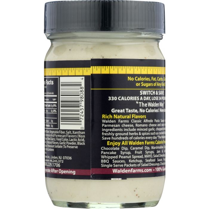 WALDEN FARMS: Calorie Free Pasta Sauce Alfredo, 12 oz