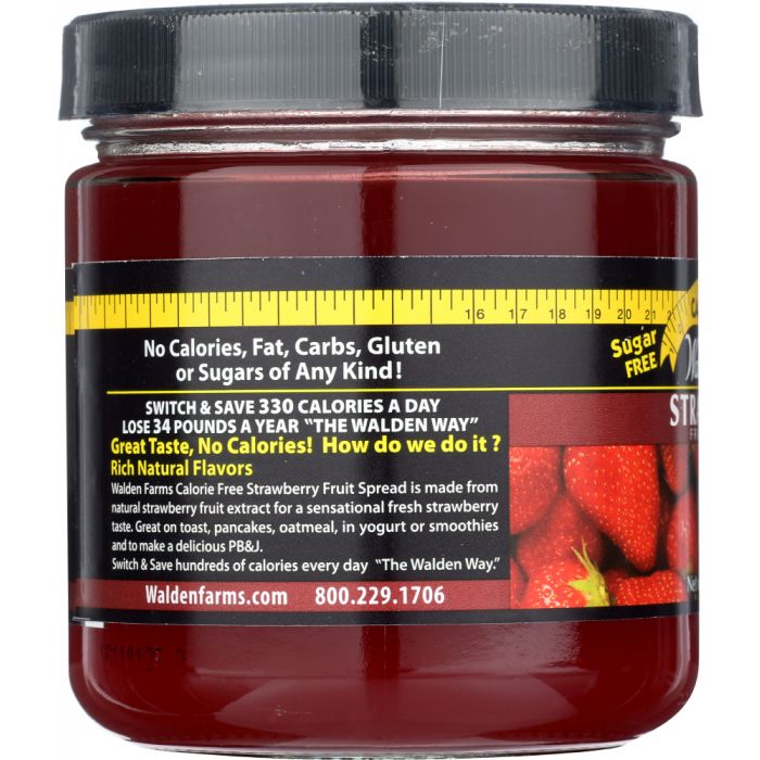 WALDEN FARMS: Calorie Free Fruit Spread Strawberry, 12 oz