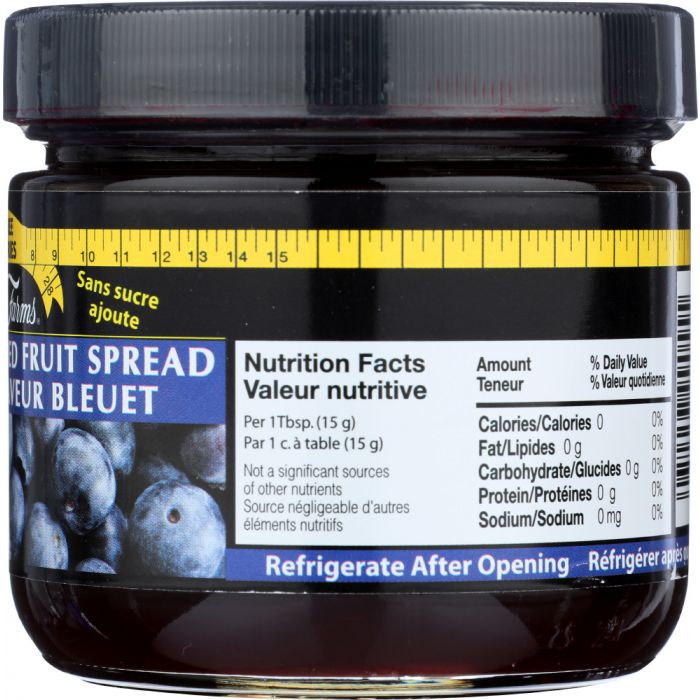 WALDEN FARMS: Calorie Free Fruit Spread Blueberry, 12 oz