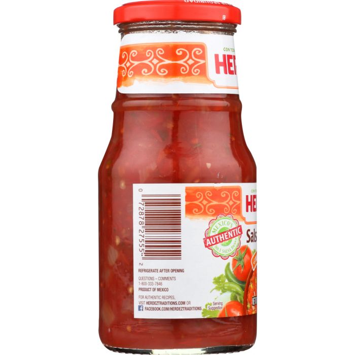 HERDEZ: Casera Medium Salsa, 16 oz