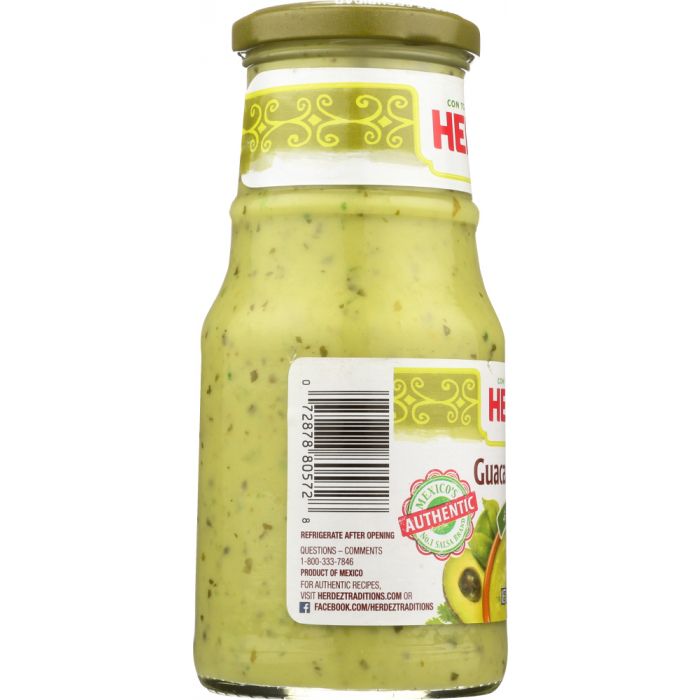 HERDEZ: Salsa Guacamole Mild, 15.7 oz