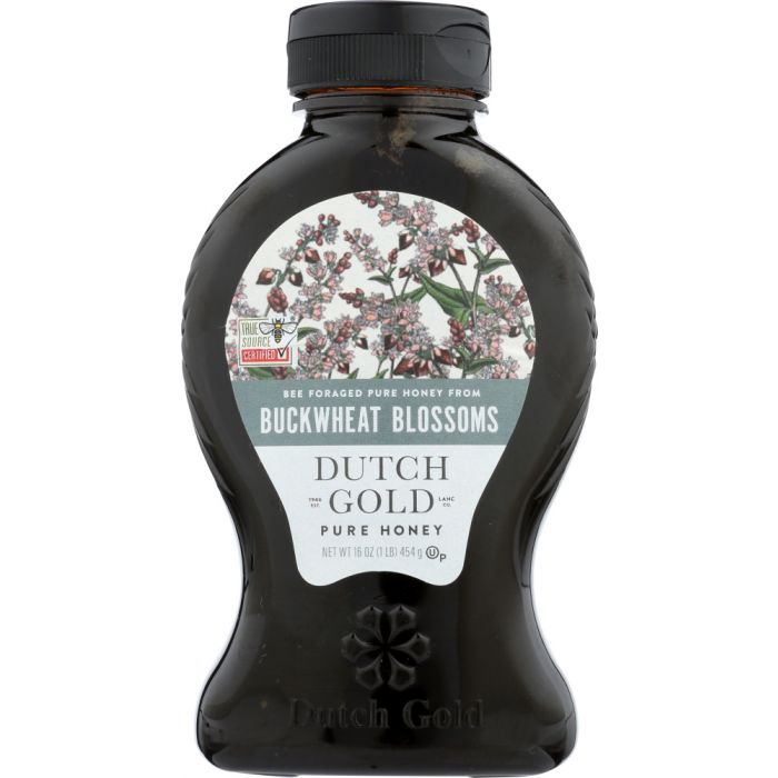 DUTCH GOLD: Pure Honey From Buckwheat Blossoms, 16 oz