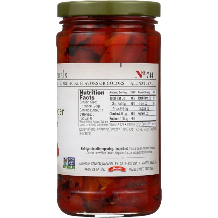 JEFF'S NATURALS: Roasted Bell Pepper Strips, 12 oz