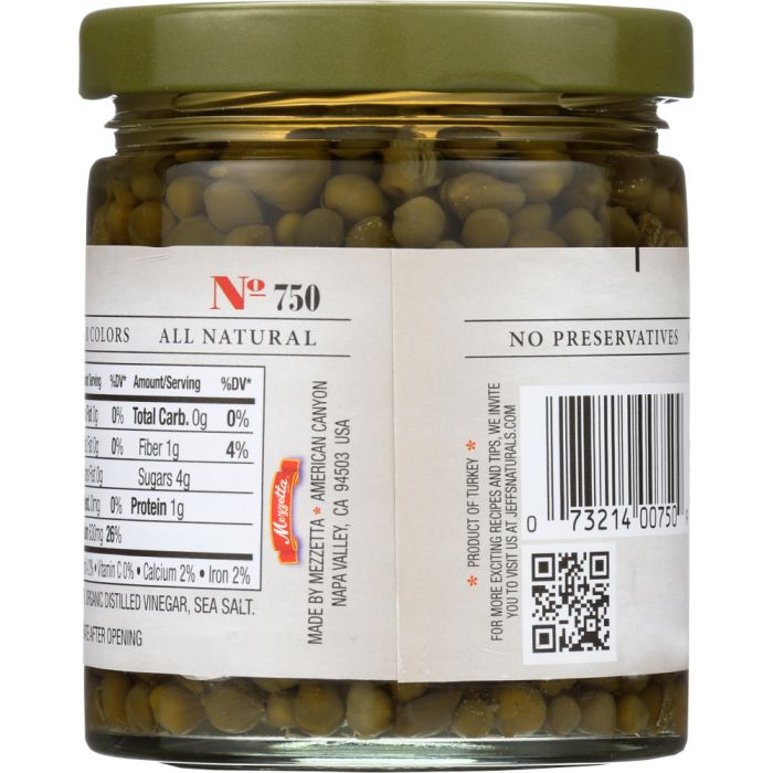 JEFF'S NATURALS: Imported Non Pareil Capers, 6 oz