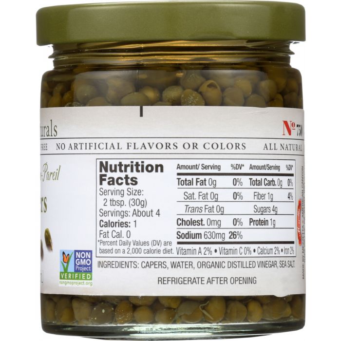 JEFF'S NATURALS: Imported Non Pareil Capers, 6 oz