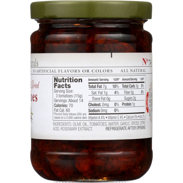 JEFF'S NATURALS: Sun-Ripened Dried Tomatoes, 8 oz