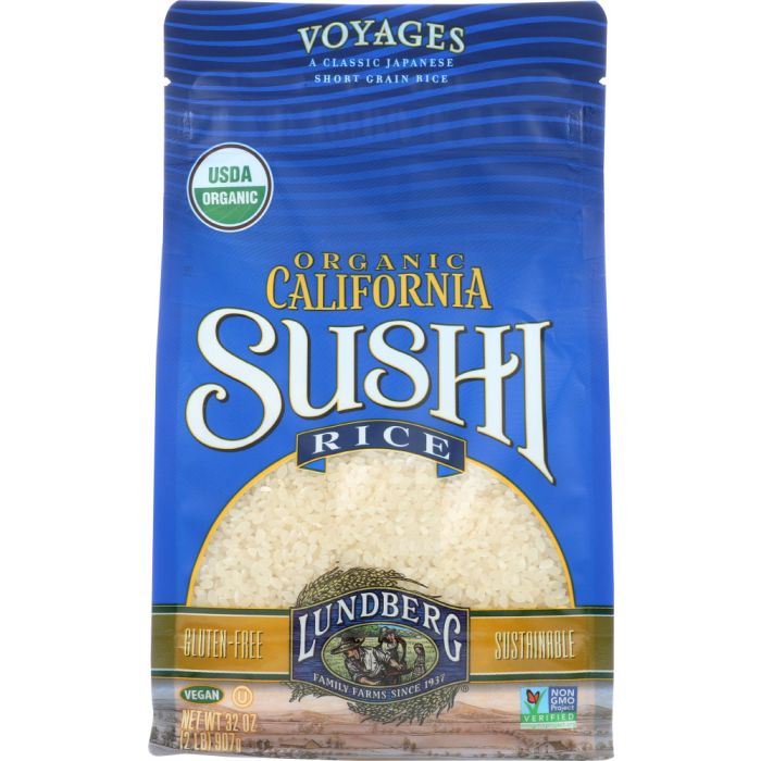 LUNDBERG: Organic California Sushi Rice, 2 lb