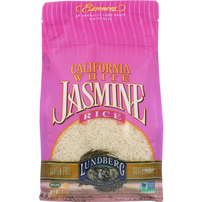 LUNDBERG: Gluten Free California White Jasmine Rice, 2 lb