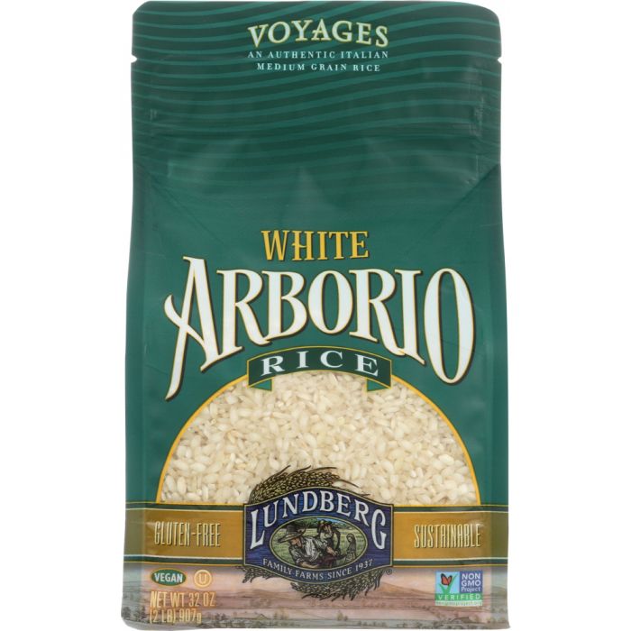 LUNDBERG: White Arborio Rice Gluten Free, 2 lb