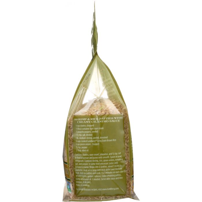 LUNDBERG: Organic Brown Long Grain Rice, 2 lb