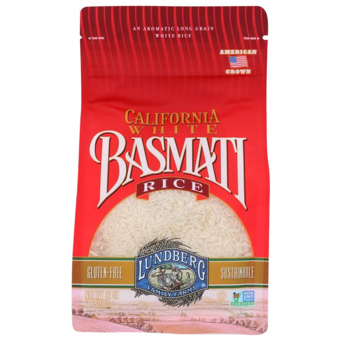 LUNDBERG: California White Basmati Rice, 2 lb