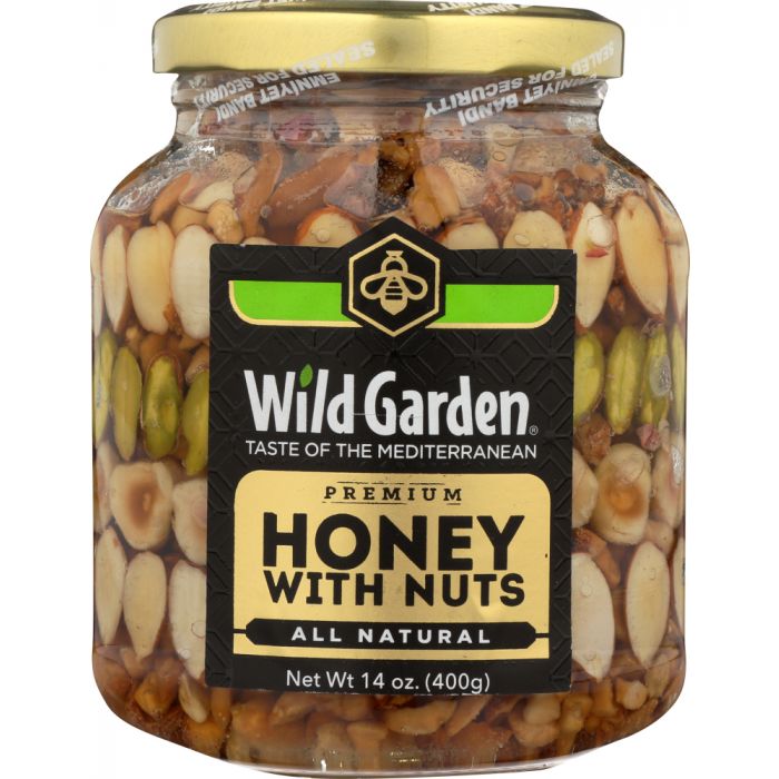 WILD GARDEN: Honey with Nuts, 14 oz