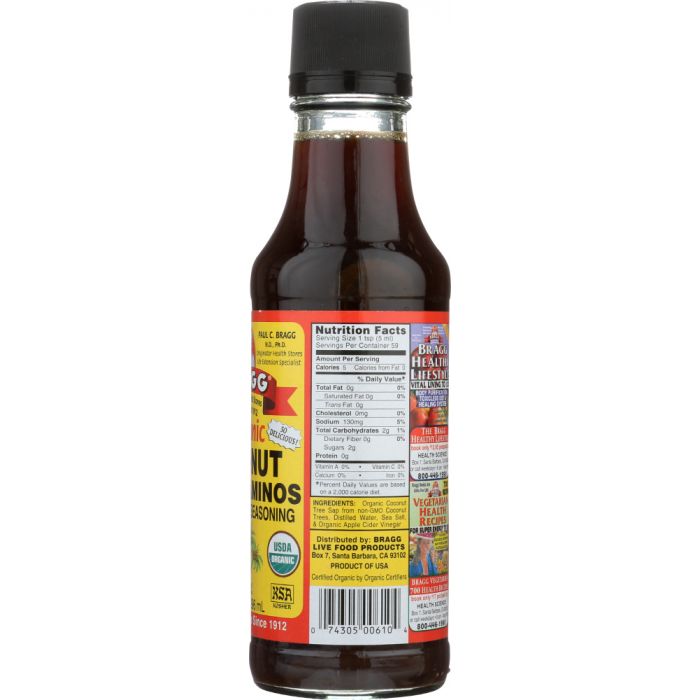 BRAGG: Organic Coconut Liquid Aminos All Purpose Seasoning, 10 oz